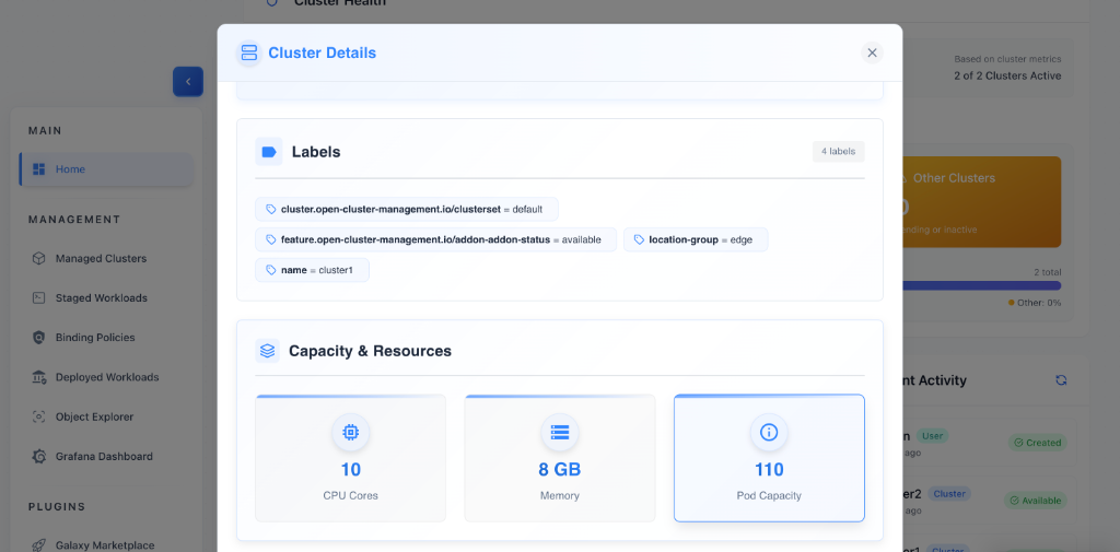 Cluster Capacity Guide